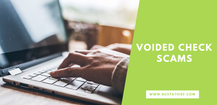 Voided Check Scams Voided Check Scams